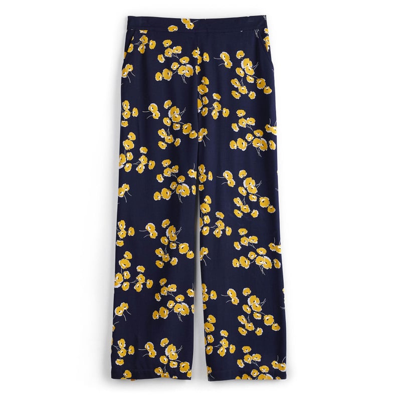 High Rise Wide Leg in Tossed Wildflowers