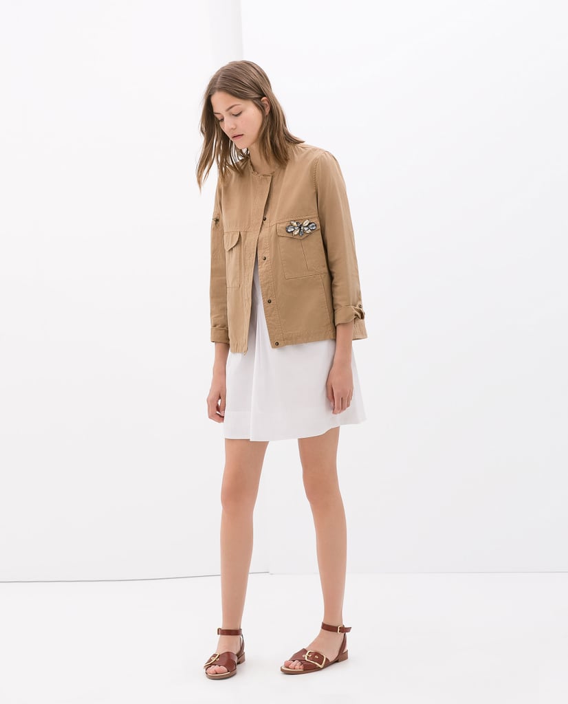 Zara Jacket With Jewel Appliqué
