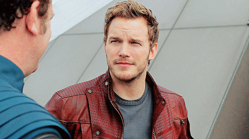 And This Subtle Sexy Smirk Chris Pratt In Guardians Of The