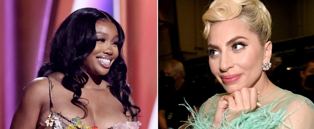 Watch Lady Gaga Help SZA With Her Dress Train at the Grammys