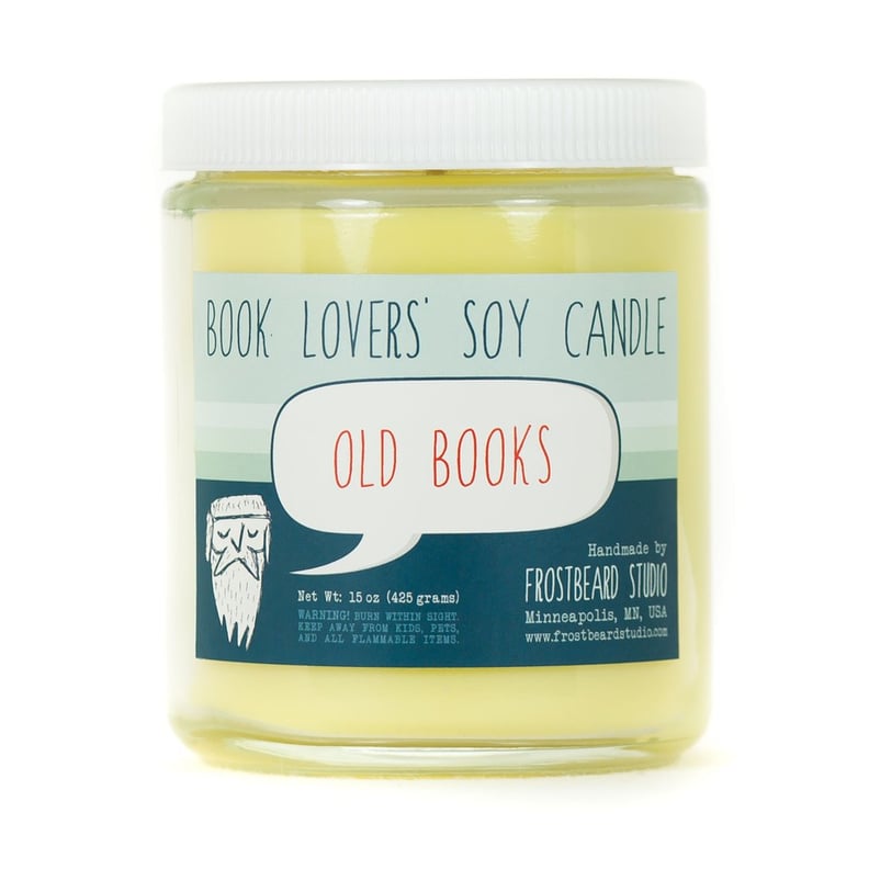 Old Books Candle