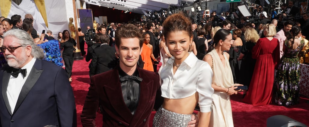 Zendaya and Andrew Garfield at the 2022 Oscars