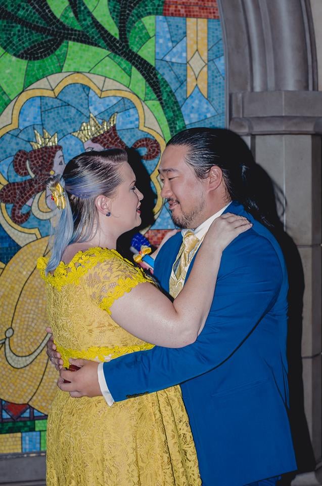 Disney World Beauty and the Beast Proposal