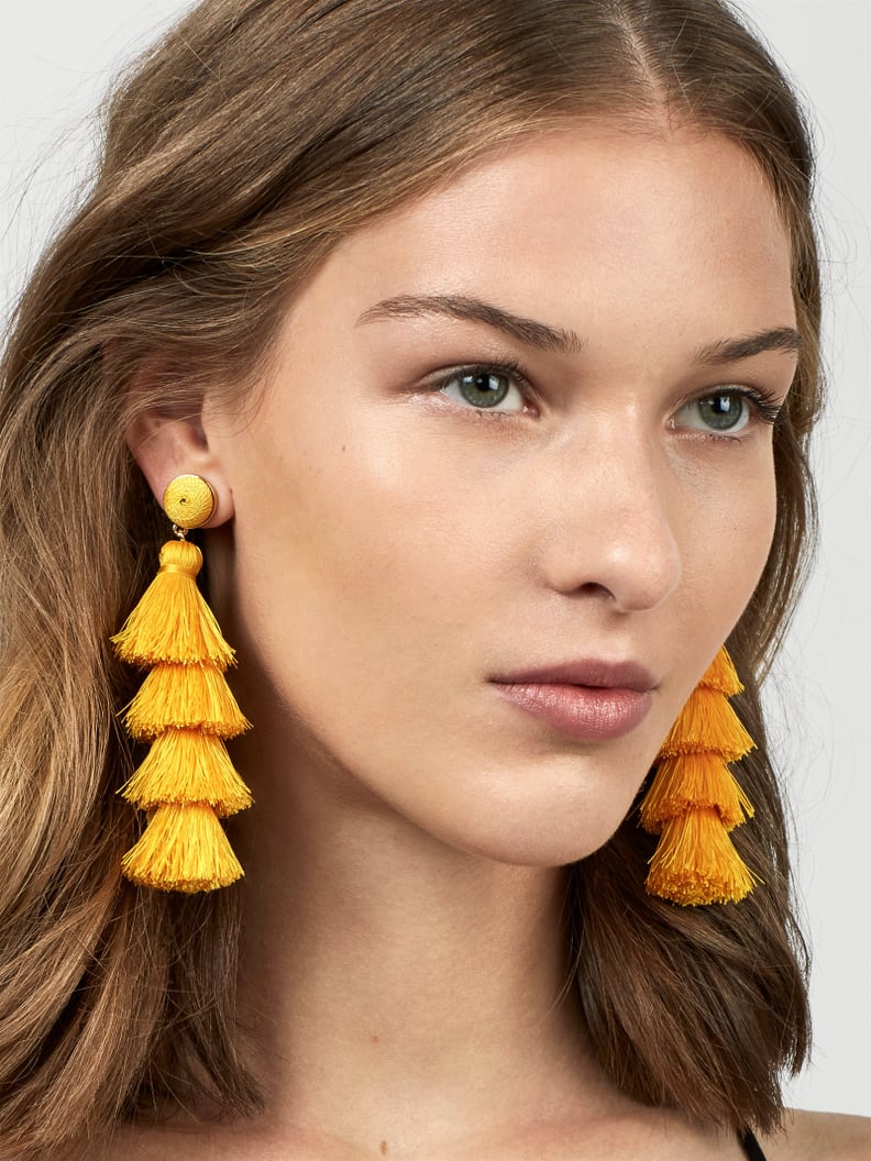 BaubleBar Gabriela Stud Tassel Earrings