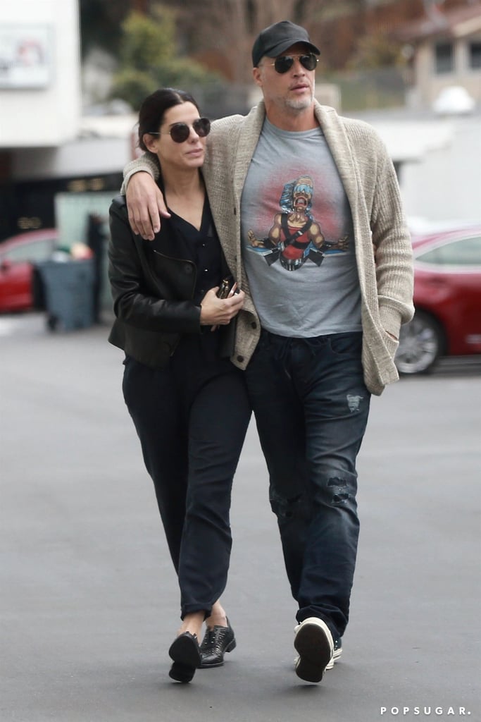 Sandra Bullock's Boyfriend Bryan Randall Wearing Gold Band