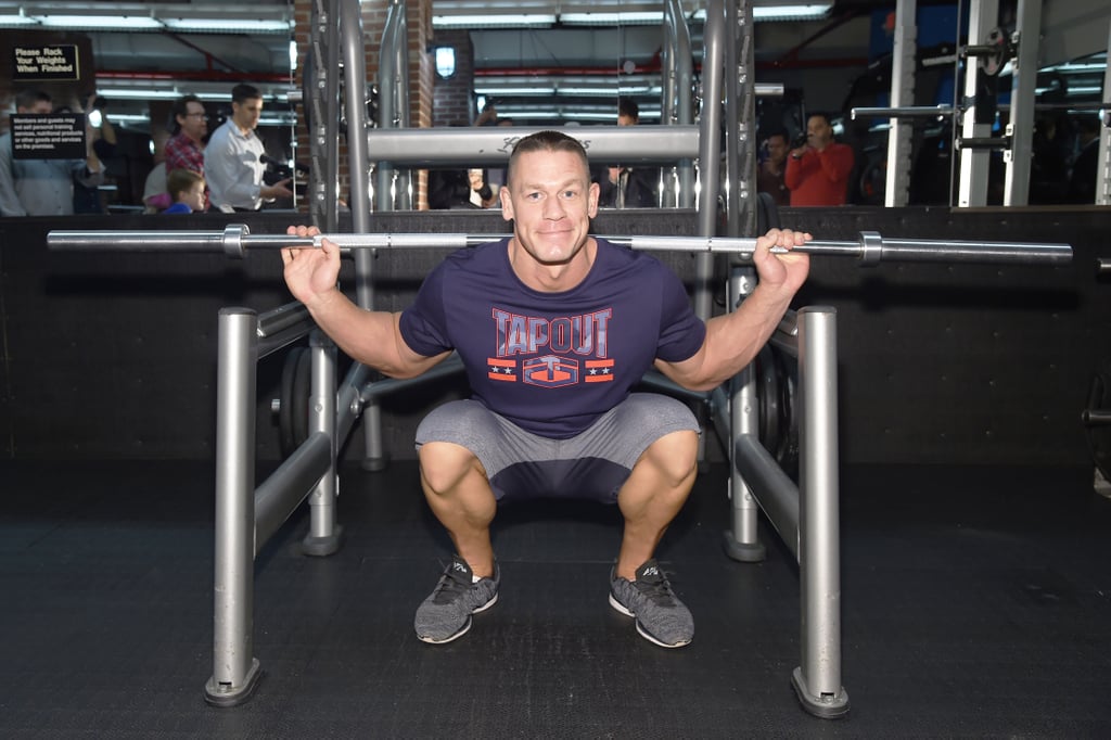 On working out with girlfriend Nikki Bella: "We differ in philosophy a little bit, but we both like the lower-body stuff. We both like squat-based workouts and the moving around to break a sweat type of stuff. She's also really into Pure Barre, which would absolutely smoke me. I don't think I could last five minutes. That's kind of where we differ, but it's actually great because she'll go to a Pure Barre class and I'll go do my workouts, but we both have that good feeling after, and then we'll get together for the rest of the day."
  
On his current workout playlist: "That's weird because I'm getting in the lane where I may be one of those guys that's too old. They say if the music is too loud, you're too old. A lot of the times in the gym I will work out to silence. [Other] times also I will work out to Nicole's playlist because she'll come in and workout with me and hers is really upbeat stuff — a lot of Rihanna is in there, a lot of Britney Spears in there, she's got some Kanye in there — so I just let her have control of the radio."