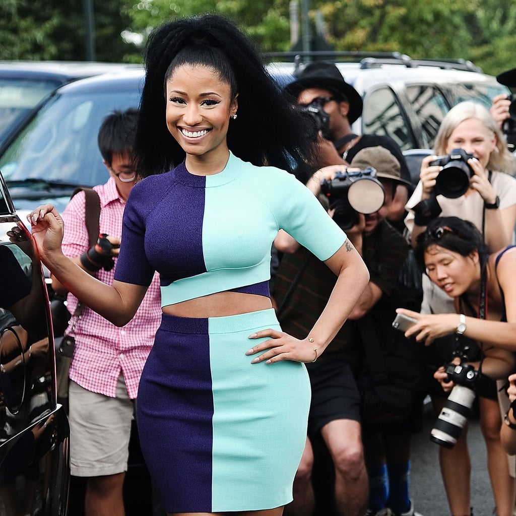 Nicki Minaj Teaches Models to Dance at Alexander Wang