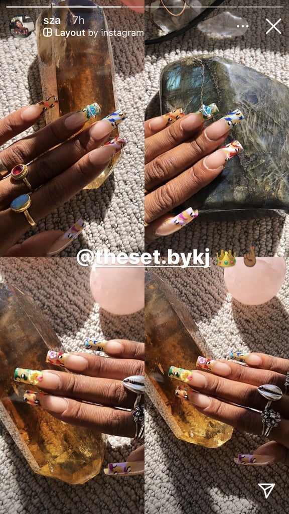 Sza's Holiday Nail Art