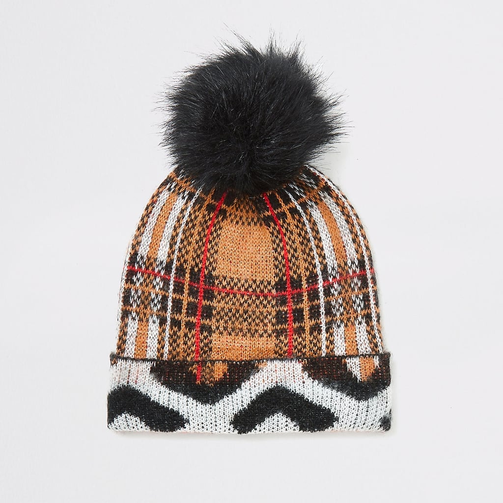 River Island Knitted Beanie Hat