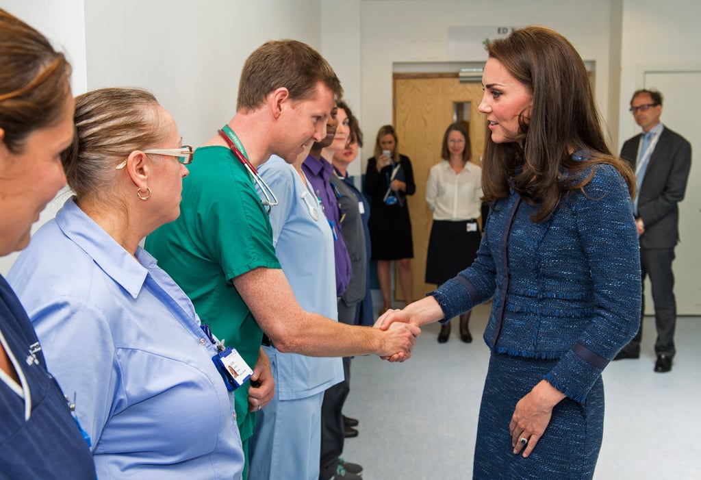 Kate Middleton's Rebecca Taylor Suit at King's College NHS