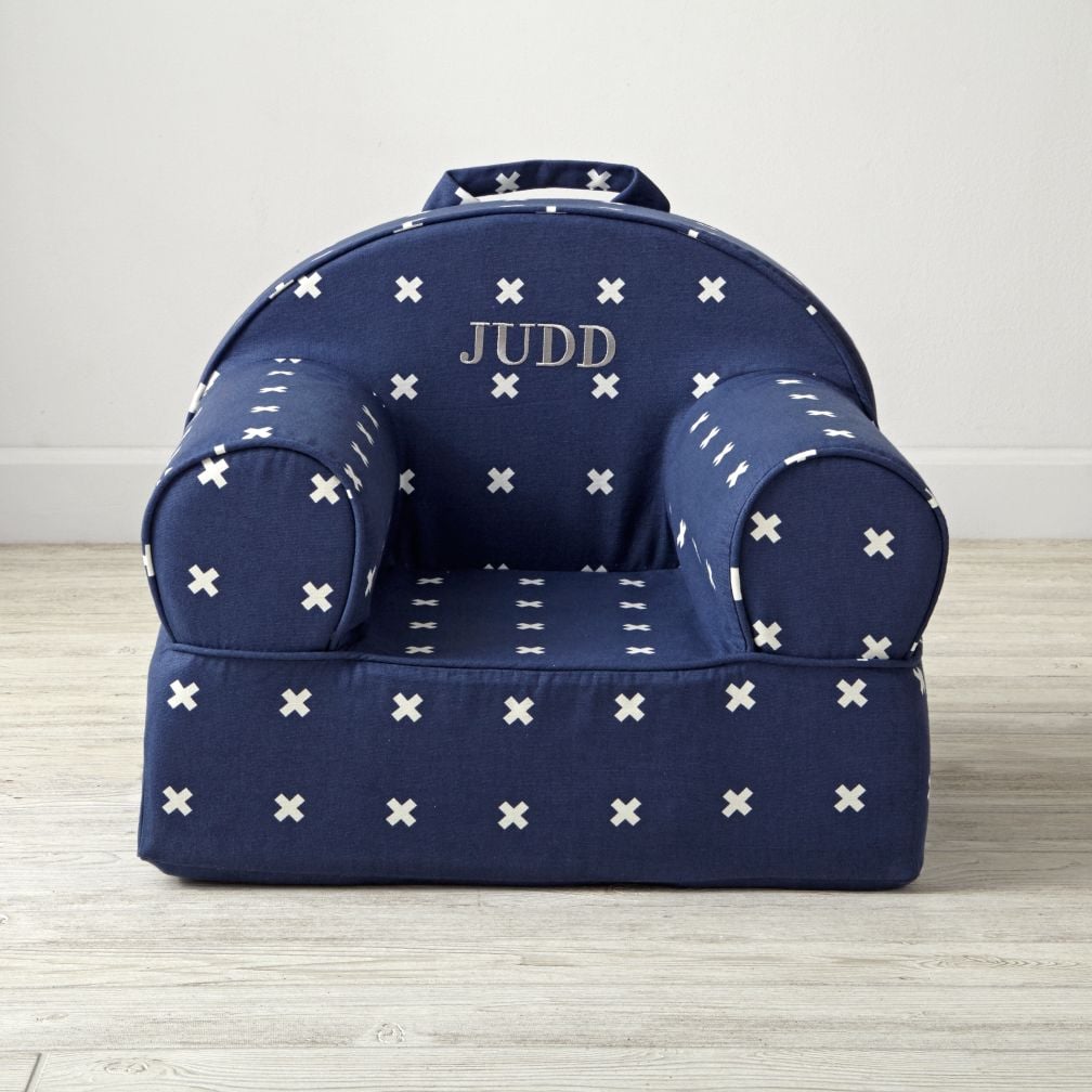 Small Personalized X-Print Nod Chair