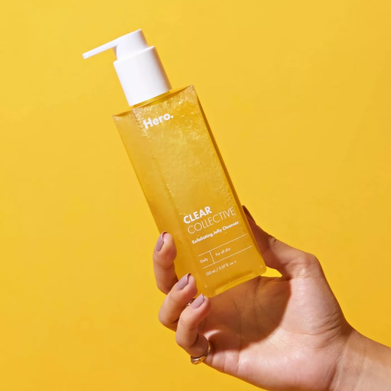 Best Gentle Exfoliating Cleanser: Hero Cosmetics Clear Collective Exfoliating Jelly Cleanser