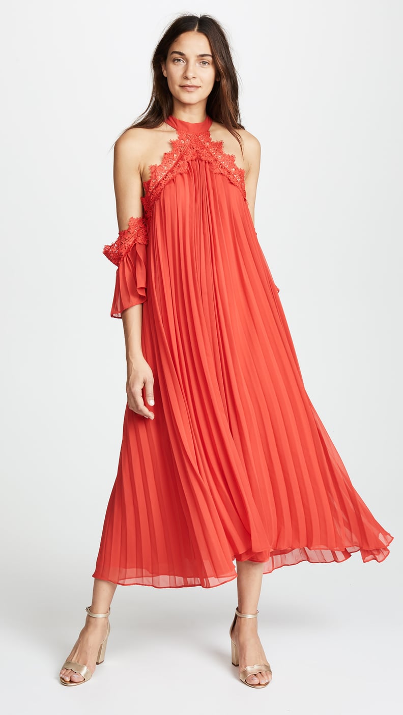 Glamorous True Decadence Maxi Dress with Pleats