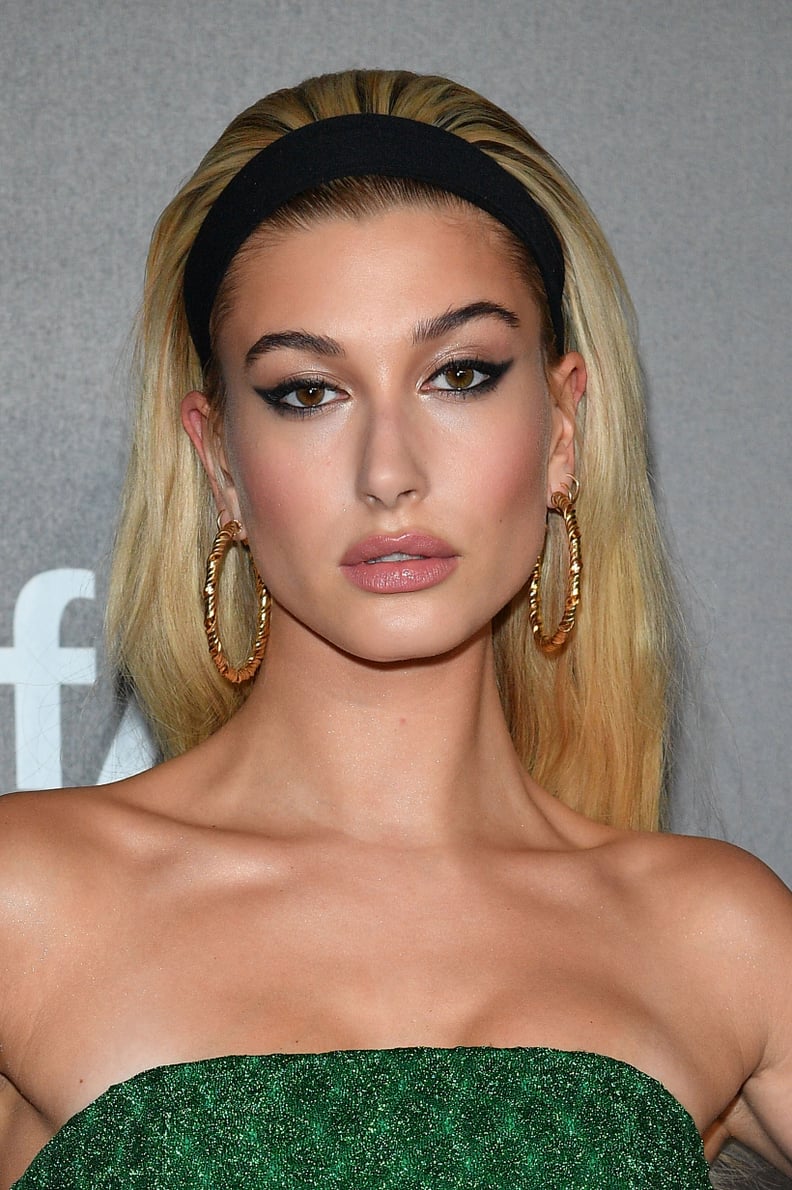 Hailey Baldwin's 2000's-Inspired Hair in September 2017