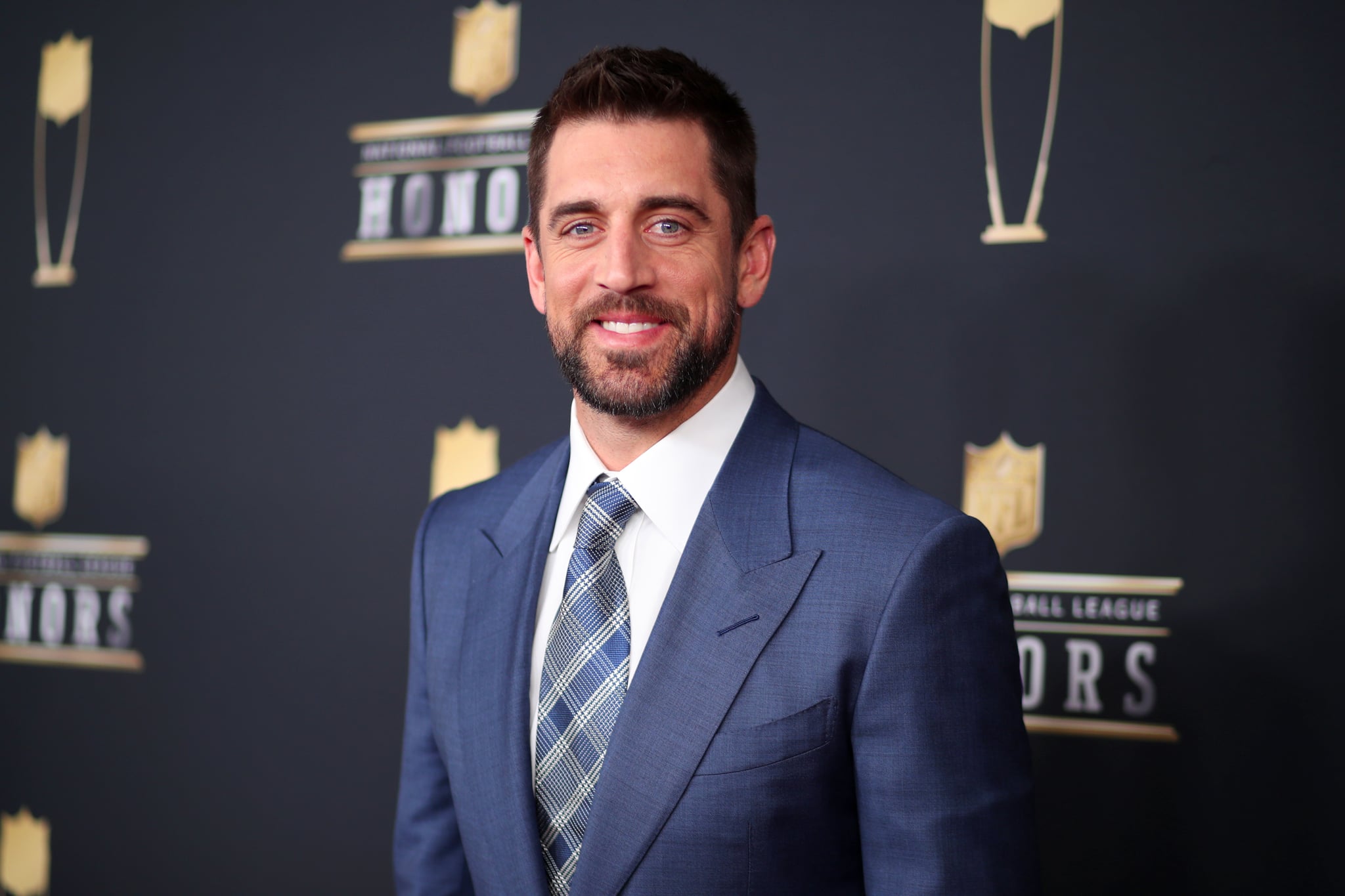 MINNEAPOLIS, MN - FEBRUARY 03:  NFL Player Aaron Rodgers attends the NFL Honours at University of Minnesota on February 3, 2018 in Minneapolis, Minnesota.  (Photo by Christopher Polk/Getty Images)