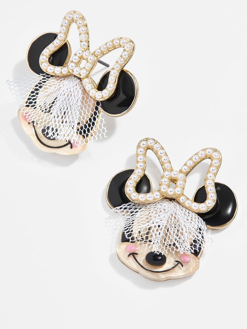 BaubleBar Bridal Minnie Mouse Studs