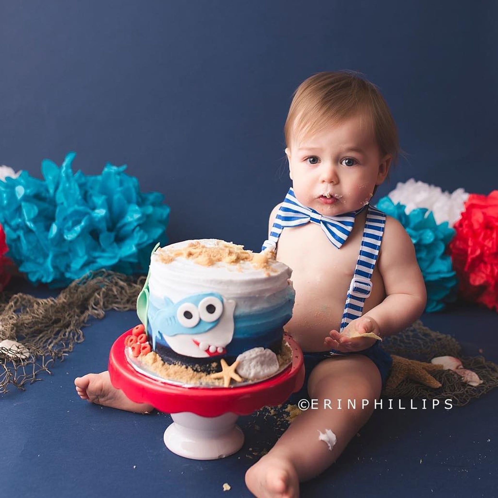 Baby Shark Cake Smash Ideas