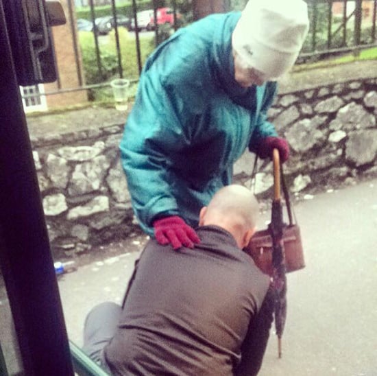 Bus Driver Helps Elderly Woman