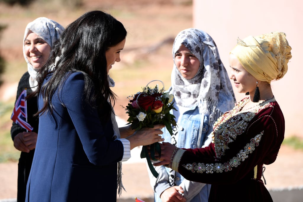 Prince Harry Meghan Markle Visit School on Morocco Tour 2019