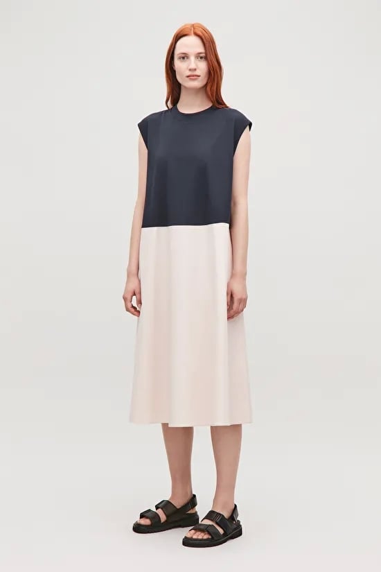 COS Sleeveless Woven Panel Dress | Summer Dresses Work Under $100 ...