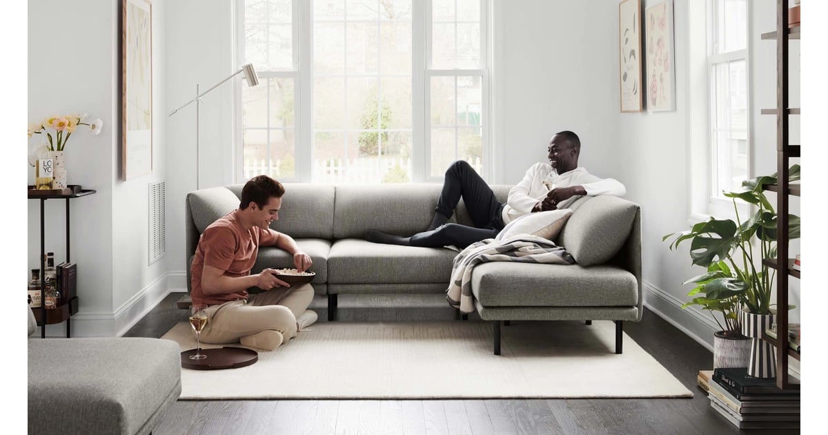 A Modular Sofa Burrow 4Piece Sectional Lounger Best Couches for