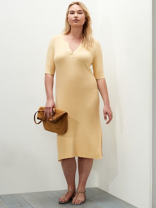 Ribbed Sweater Dress