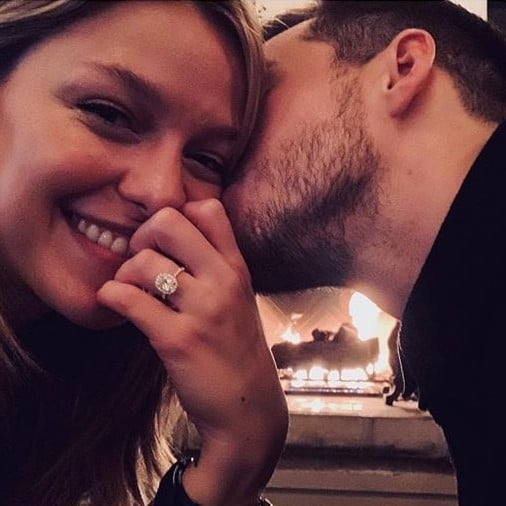 Melissa Benoist and Chris Wood Engaged