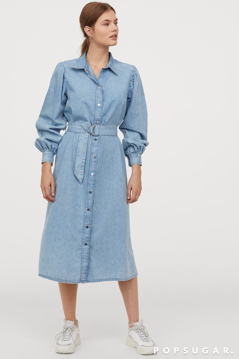 Glossary member Fern H&M Denim Shirt Dress | 112 Gorgeous Dresses For Spring 2020 That'll Make  You Forget About Pants Forever | POPSUGAR Fashion Photo 4