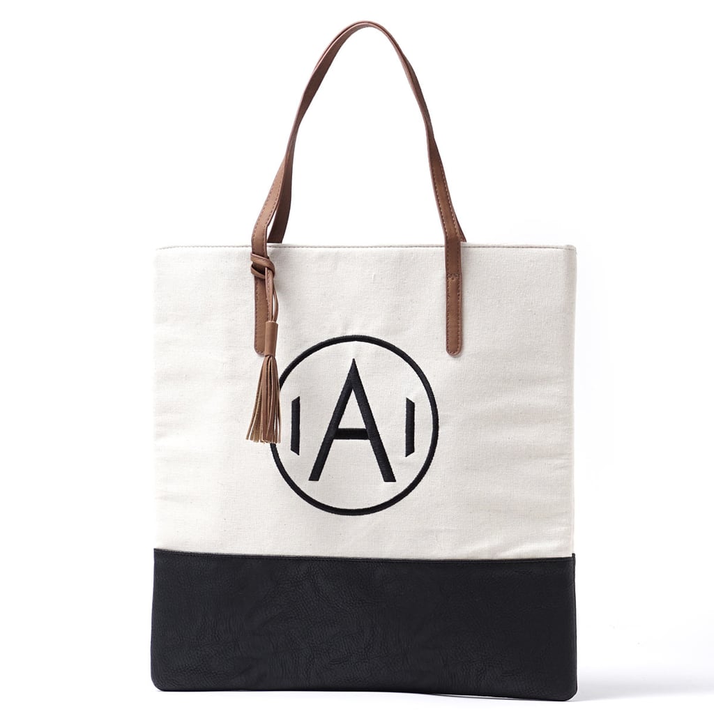 Mud Pie Chelsea Initial Tote ($20, originally $30)