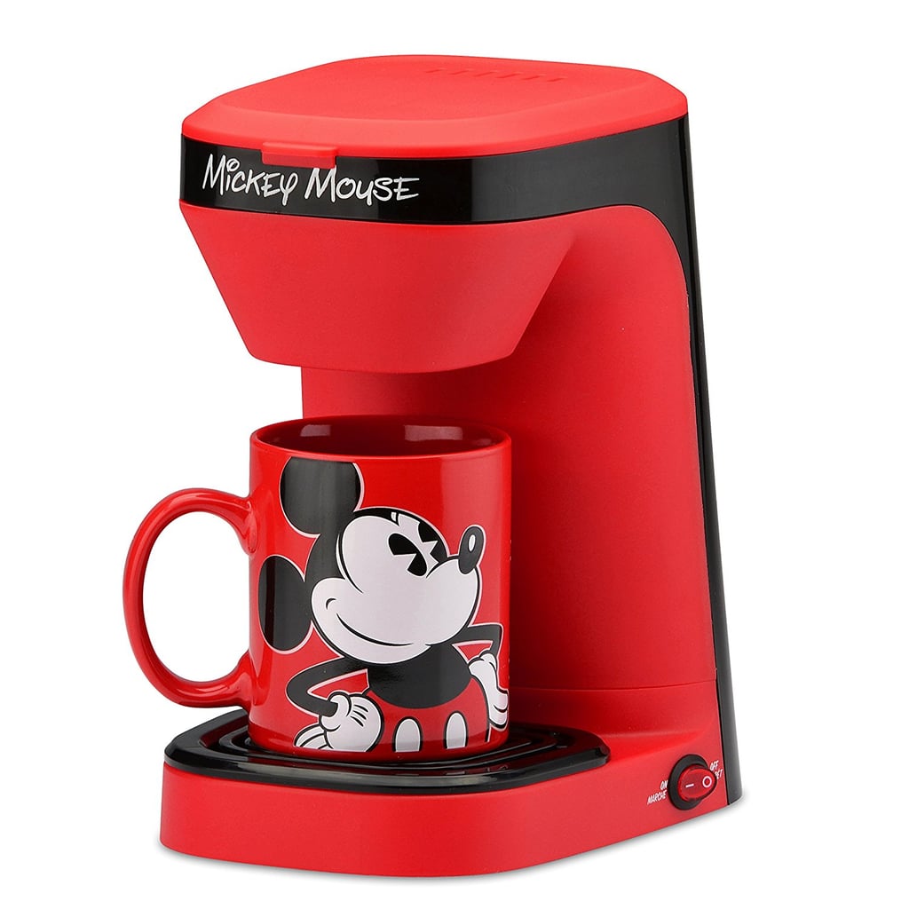 Disney Mickey Mouse One-Cup Coffee Maker With Mug