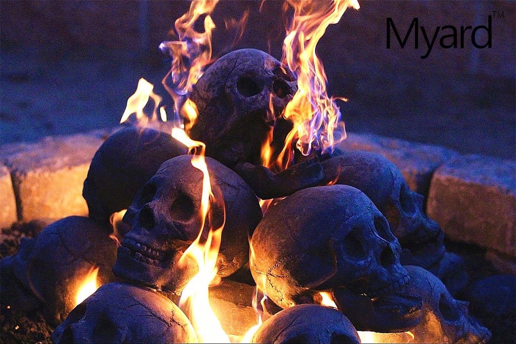 Skull Fire Logs | POPSUGAR Home