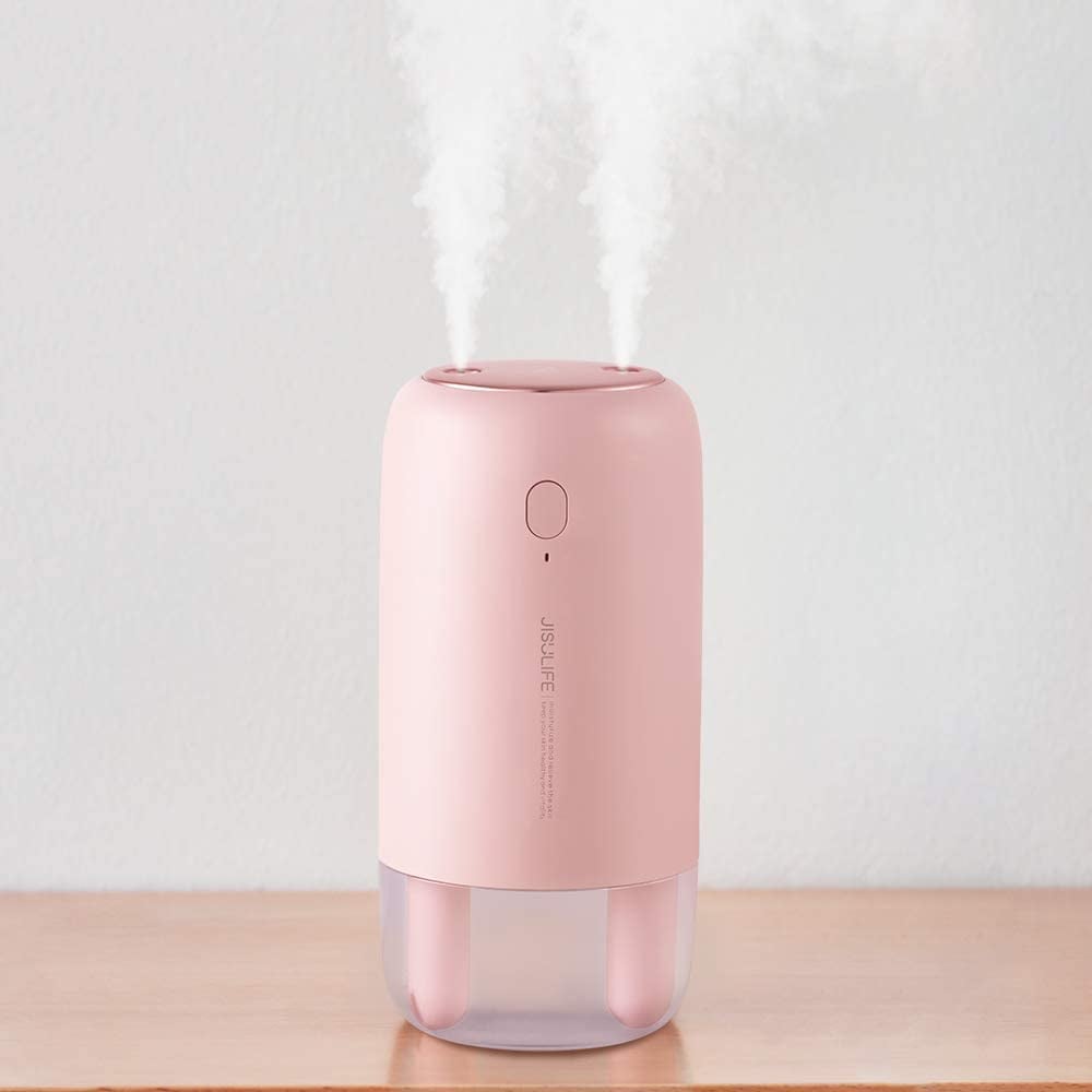 Jisulife Battery-Operated Mini Travel Air Humidifier