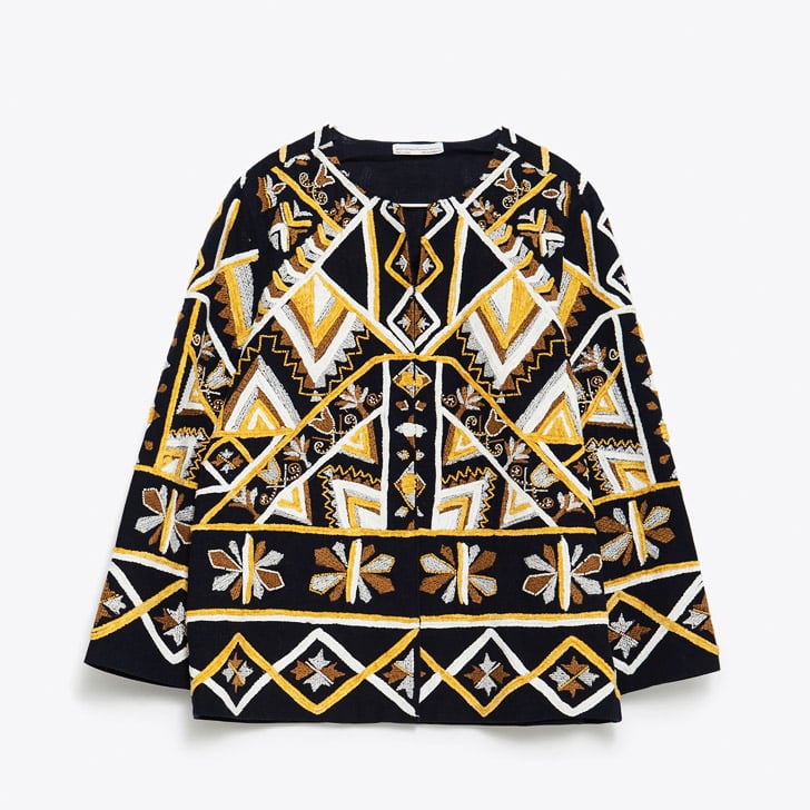 Zara Embroidered Jacket ($149) | Jackets Every Woman Needs | POPSUGAR ...