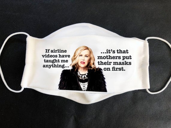 Mothers Put Their Masks On First Moira Rose Mask