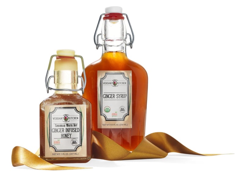 Verdant Kitchen Ginger Syrup and Ginger-Infused Honey