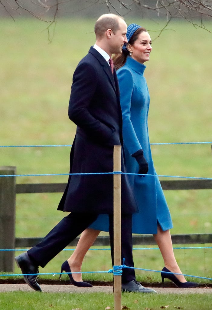 Prince William and Kate Middleton at Church Jan. 2019