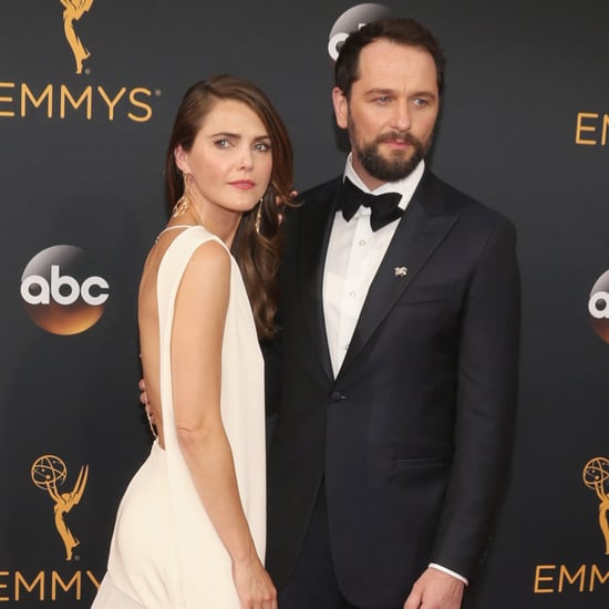 Keri Russell and Matthew Rhys at the 2016 Emmys