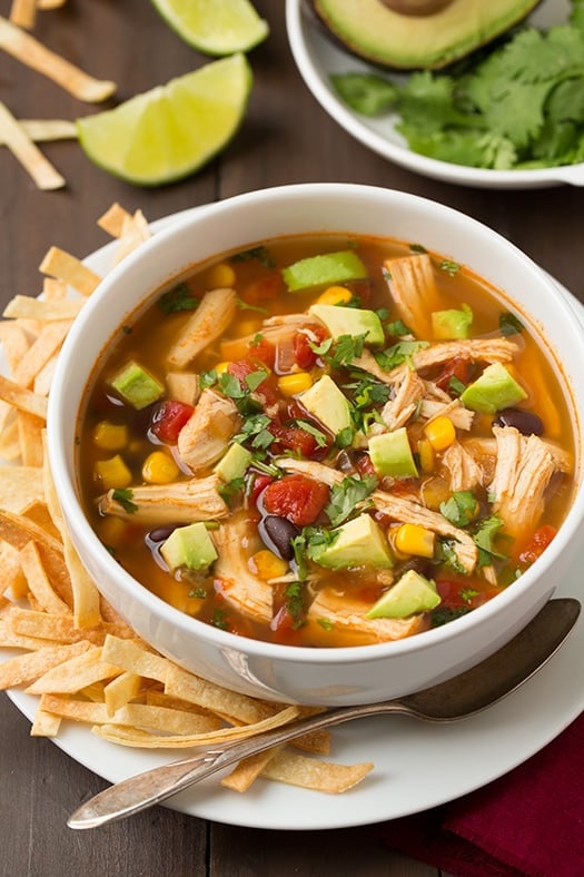 Recipe for a Crowd: Slow-Cooker Chicken Tortilla Soup