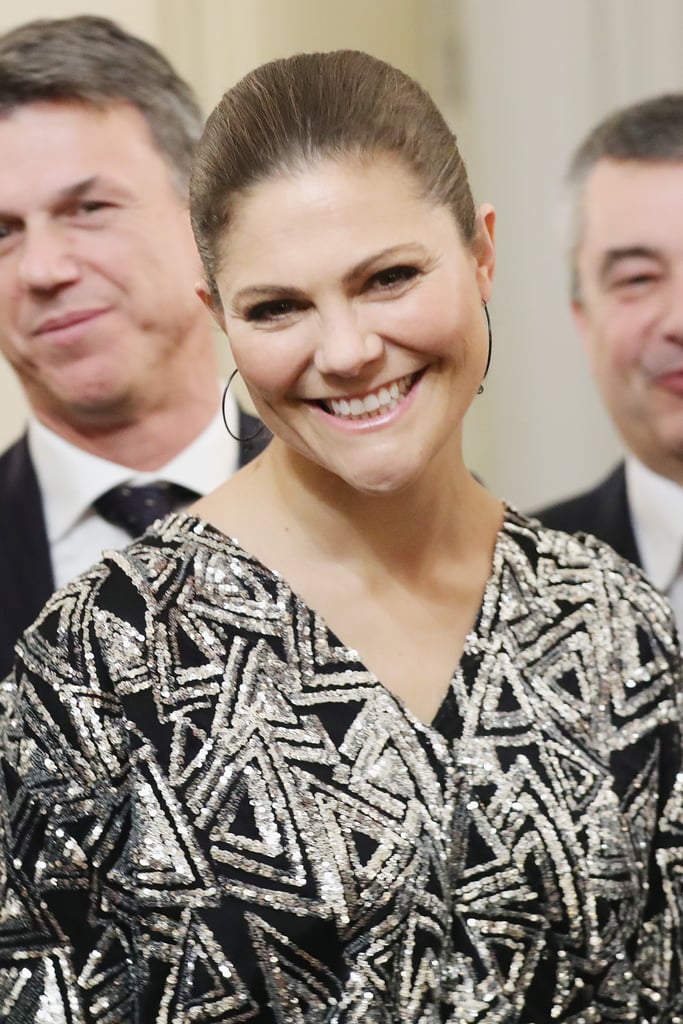 Crown Princess Victoria Daisy Grace Sequin Top December 2016