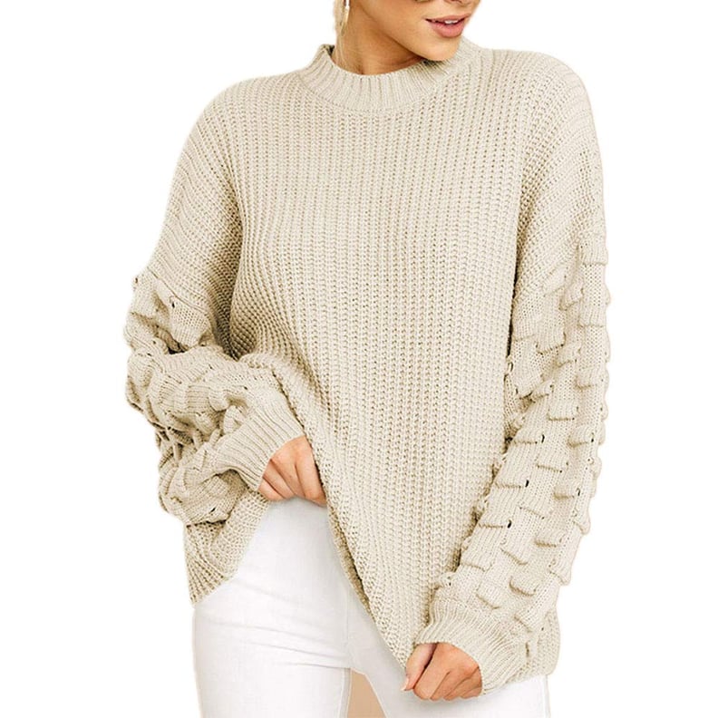 Sovoyontee Oversized Crewneck Sweater