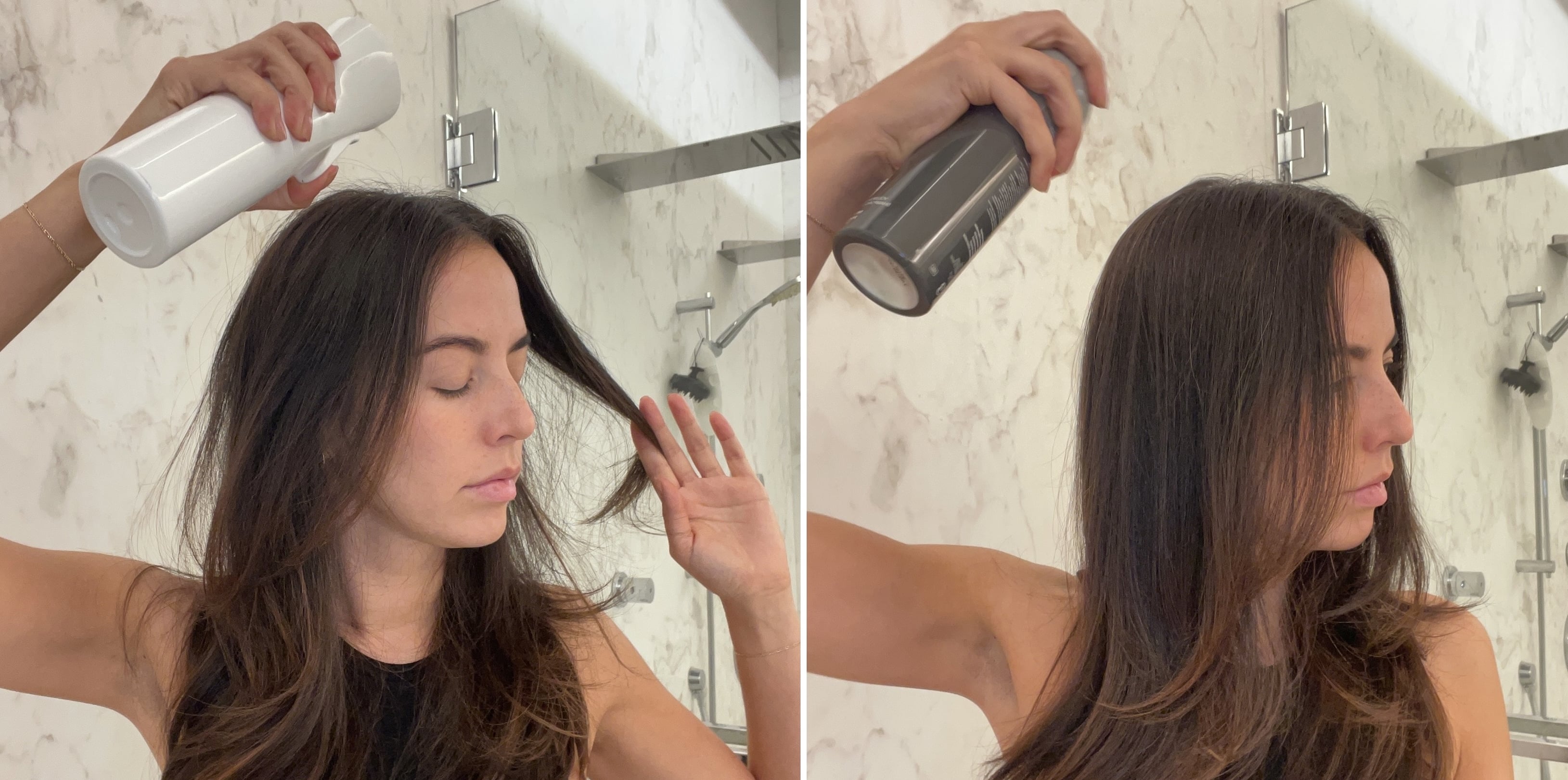 I Tried TikTok's DryShampoo and Water Hack See Photos POPSUGAR Beauty