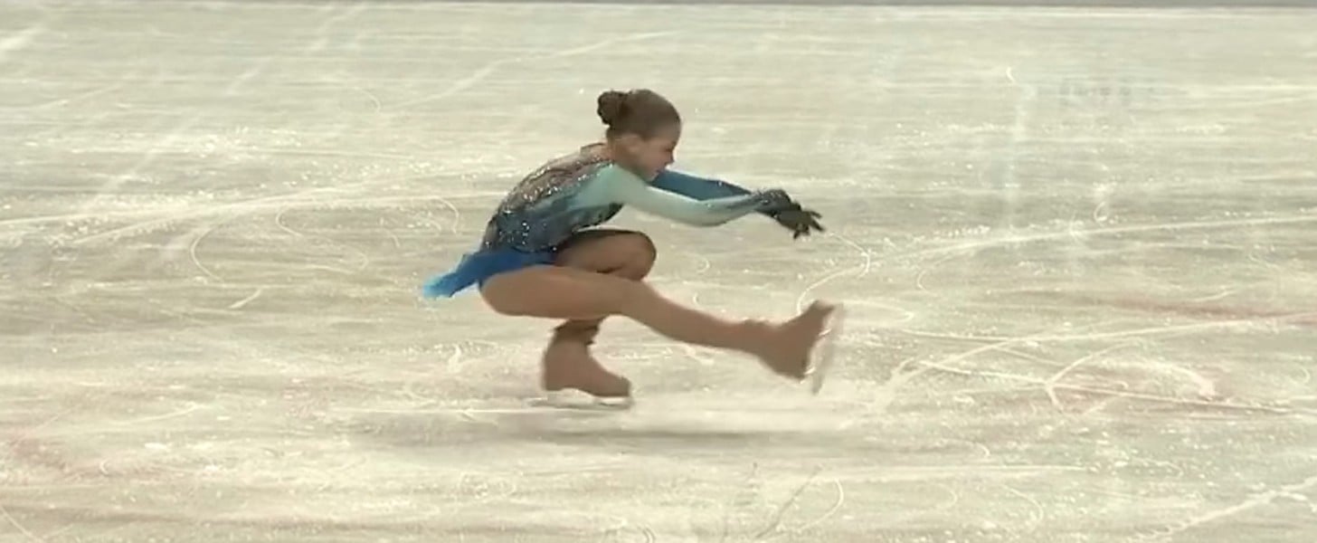Alexandra Trusova Lands Two Quads Figure Skating Video POPSUGAR Fitness