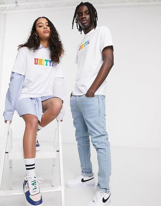 ASOS Design x Glaad Unisex T-Shirt With Unity Logo ASOS Design x Glaad Unisex T-Shirt With Unity Logo