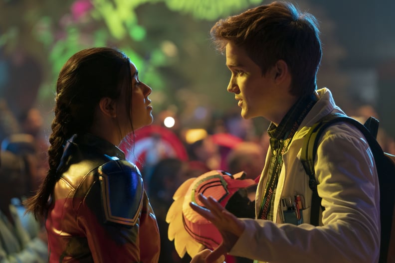 Iman Vellani and Matt Lintz as Kamala and Bruno