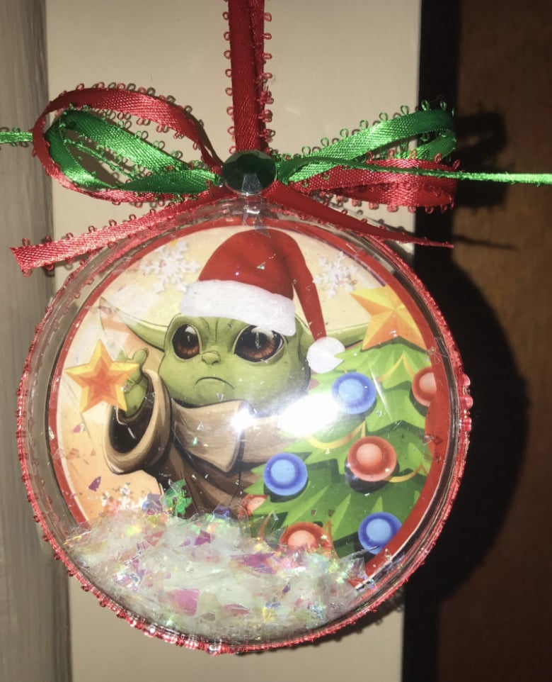 Baby Yoda-Themed Ornament From KikkoCreations