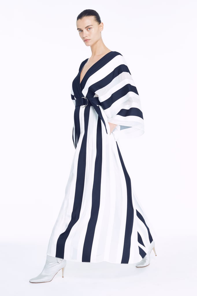Designer Adam Lippes incorporated the white boot in his Resort '18 collection, pairing it with a striped maxi.
