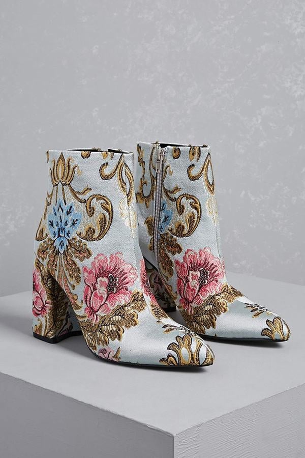 Forever 21 Shellys London Embroidered Boots | Printed Boots | POPSUGAR ...
