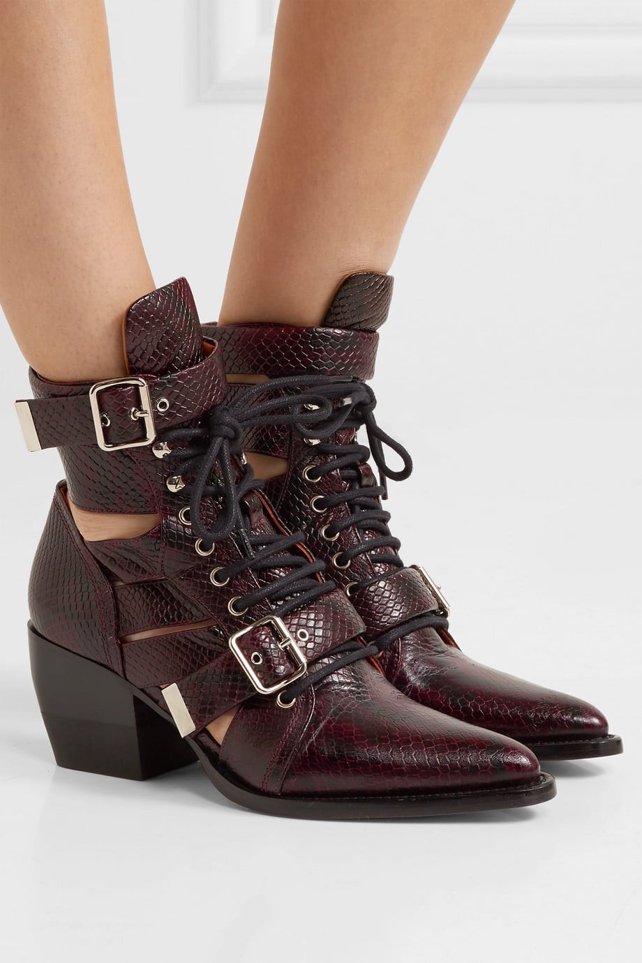 Chloe rylee outlet snake boots