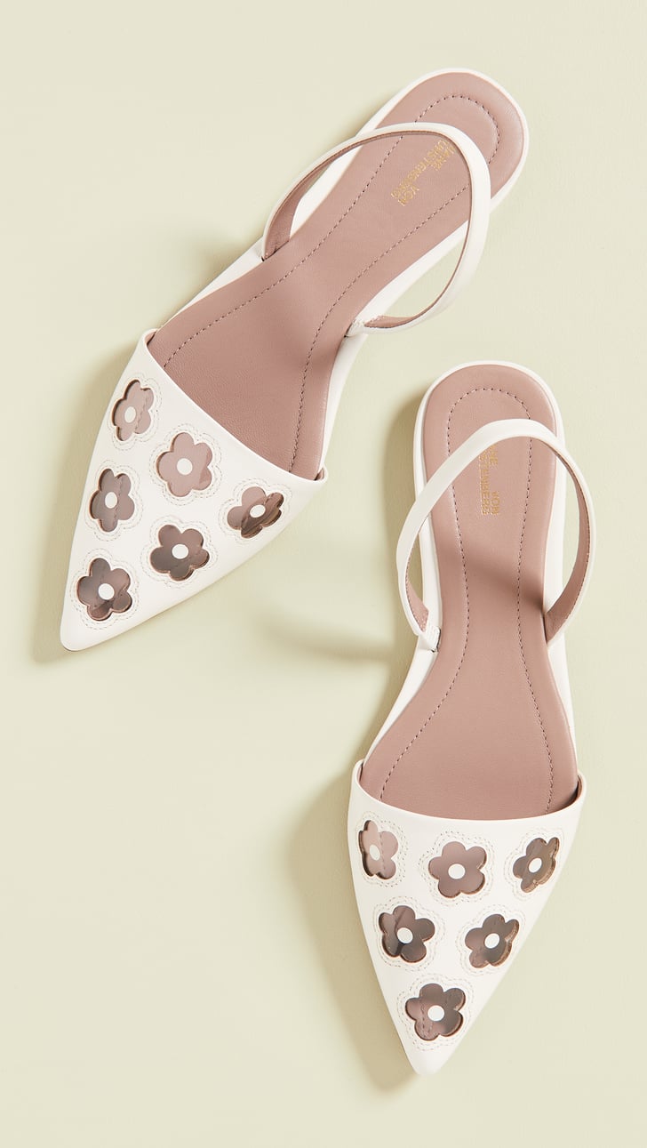 dvf slingback flats