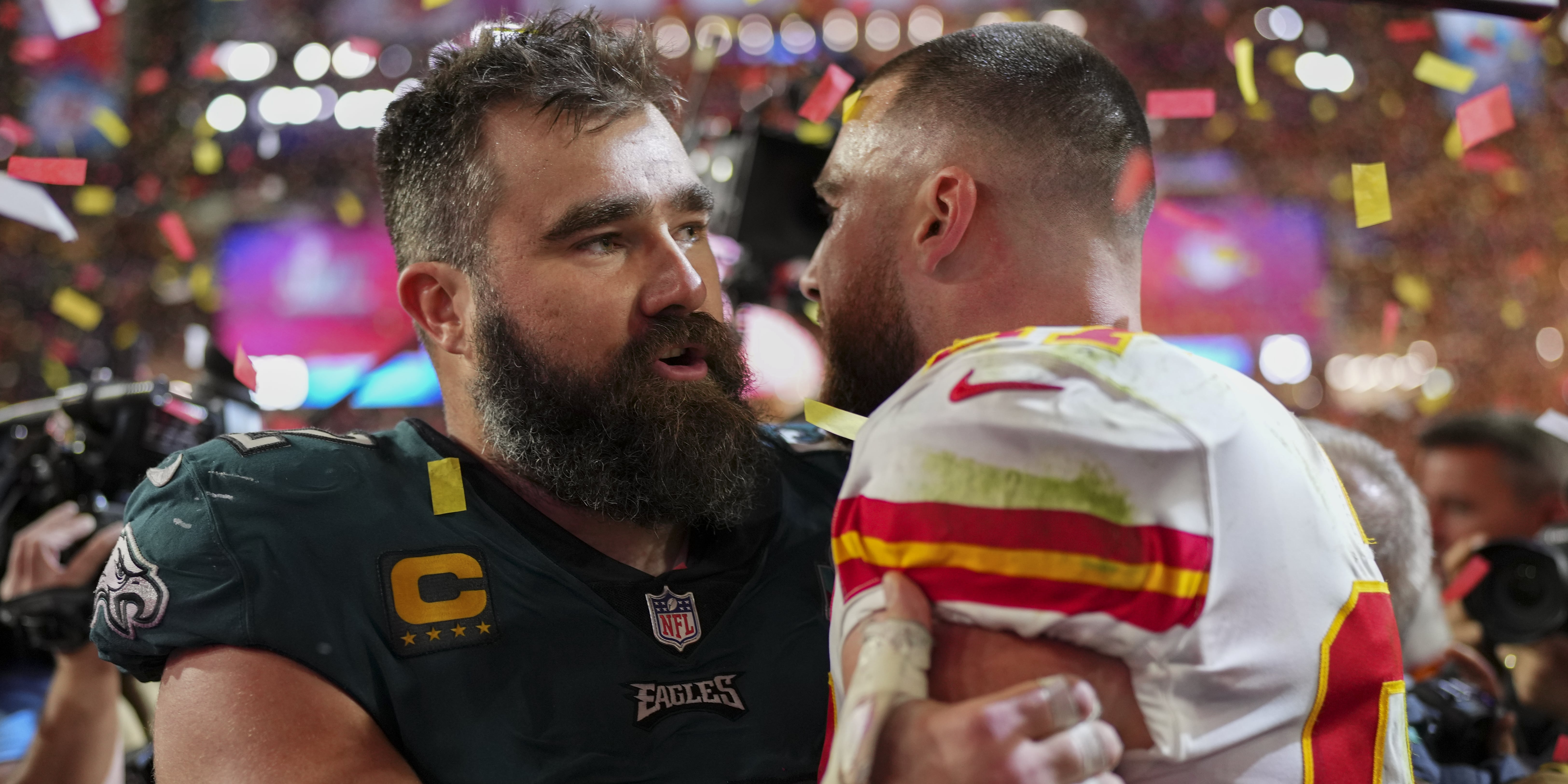 Jason Kelce Jokes He's the "Most Neglectful Father" PS Family
